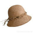 Custom Women Straw Hats With Crochet Trimming Band, Summer Fashion Straw Hats For Women